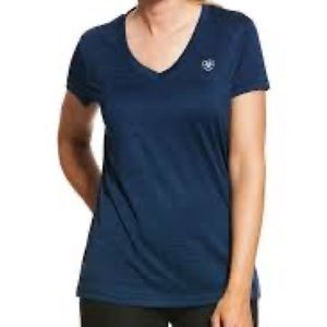 Ariat Womens Laguna Short Sleeve Top 10030891 - Navy